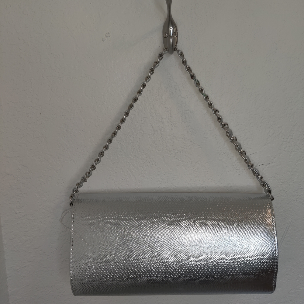 Silver Rhinestone Clutch - Picture 6 of 11